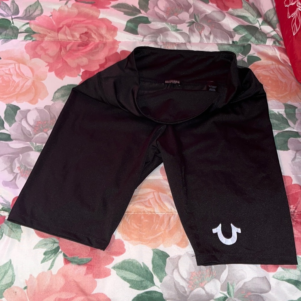 True Religion biker shorts